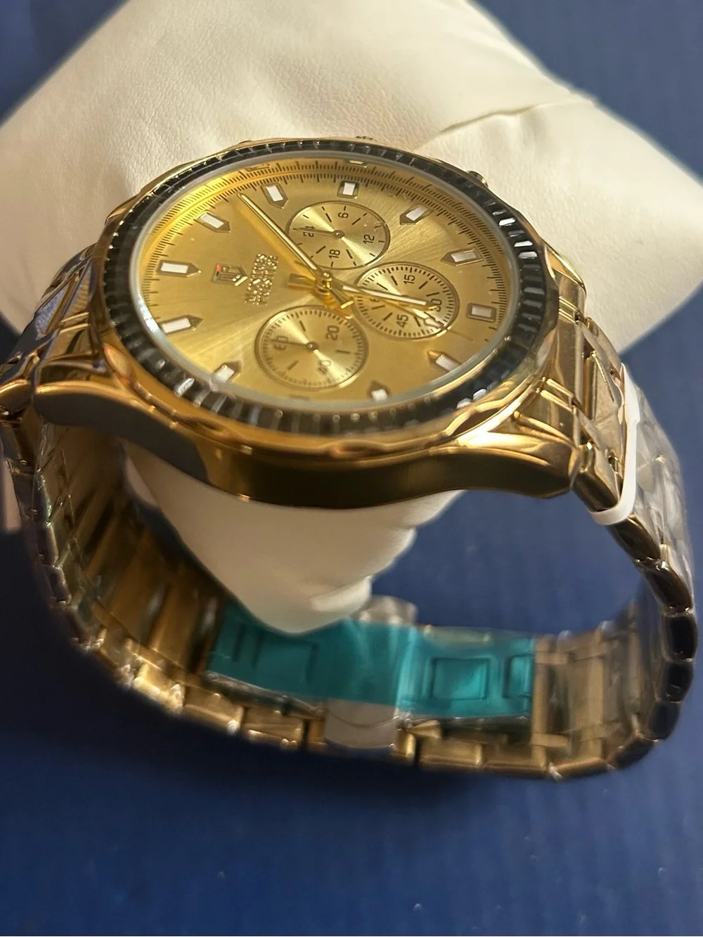 Gold-Tone Men's Chronograph Watch